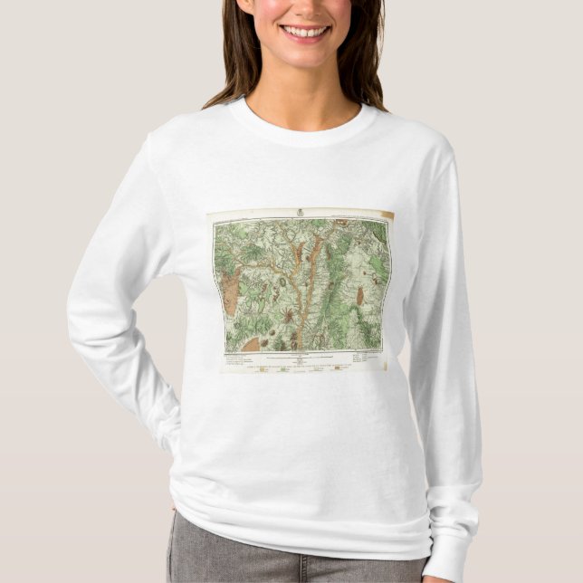 Land Classification Map of New Mexico 2 T-Shirt (Front)