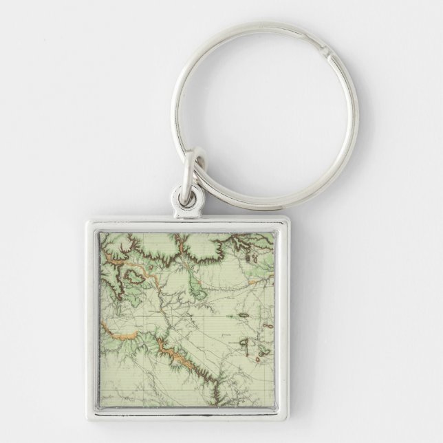 Land Classification Map of New Mexico Key Ring (Front)