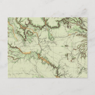 Land Classification Map of New Mexico Postcard