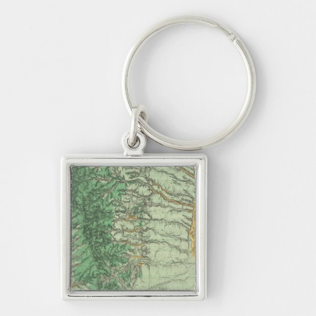Land Classification Map of Southwestern New Mexico Key Ring (Front)