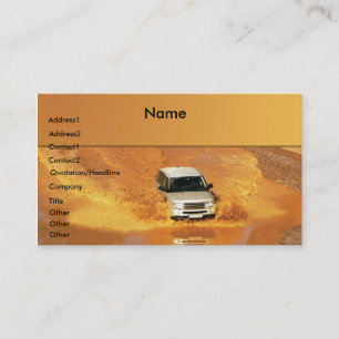 Land Cruiser Business Card