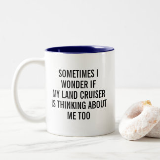Land Cruiser Funny Two-Tone Coffee Mug