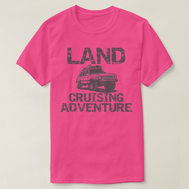 Land Cruising Adventure 4WD T-Shirt (Design Front)