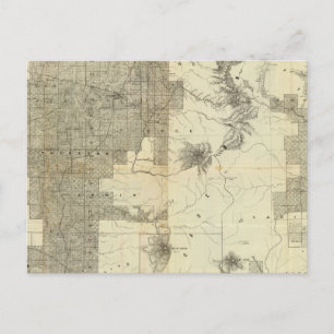 Land grant Washington and Oregon Postcard
