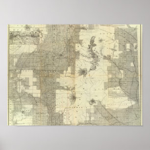 Land grant Washington and Oregon Poster