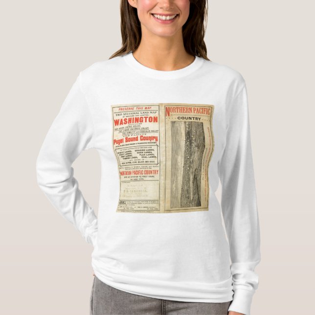 Land grant Washington and Oregon T-Shirt (Front)