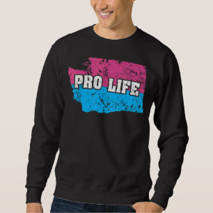 Land Map Us State Washington Abortion Flag Choose  Sweatshirt