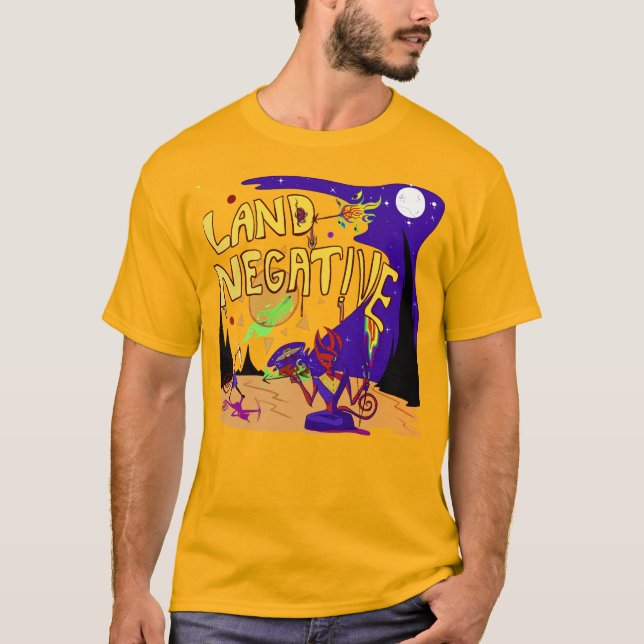 Land Negative Dip T-Shirt (Front)