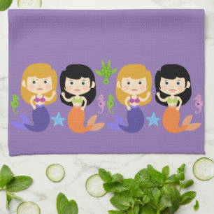 Land-o-Mermaids Tea Towel
