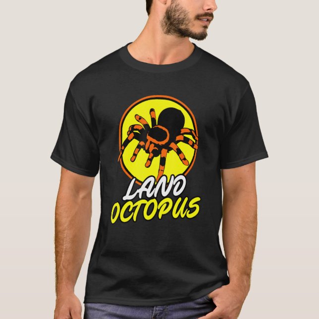 Land Octopus Tarantula T-Shirt (Front)