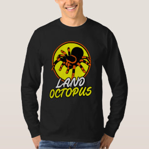 Land Octopus Tarantula Vintage Sunset T-Shirt