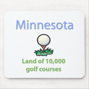 Land of 10,000 Golf Courses Mouse Pad