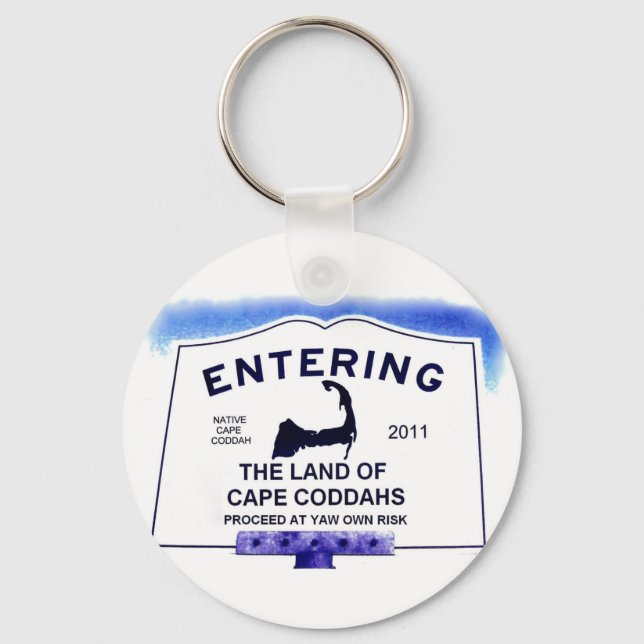 Land of Cape Coddahs Key Ring (Front)