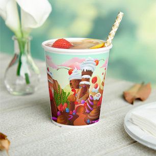 Land Of Chocolate Paper Cups