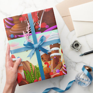 Land Of Chocolate Wrapping Paper