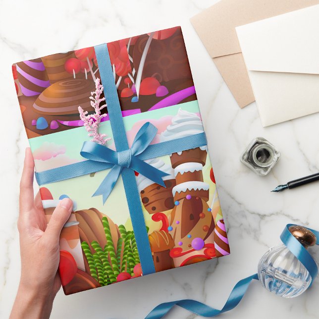 Land Of Chocolate Wrapping Paper (Creator Uploaded)