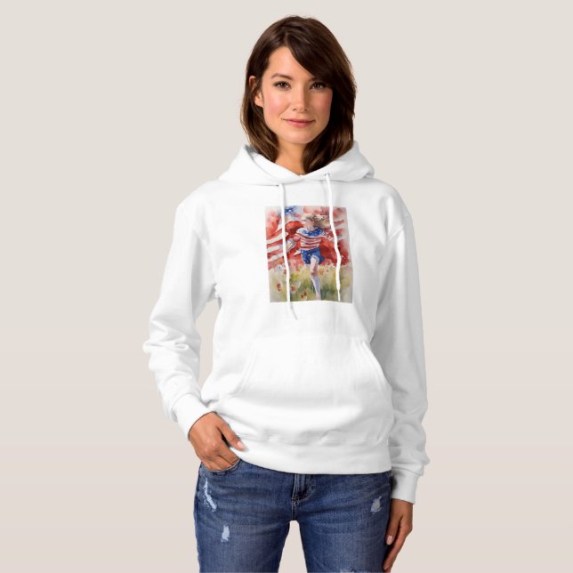 Land of free Line Hoodie (Front Full)