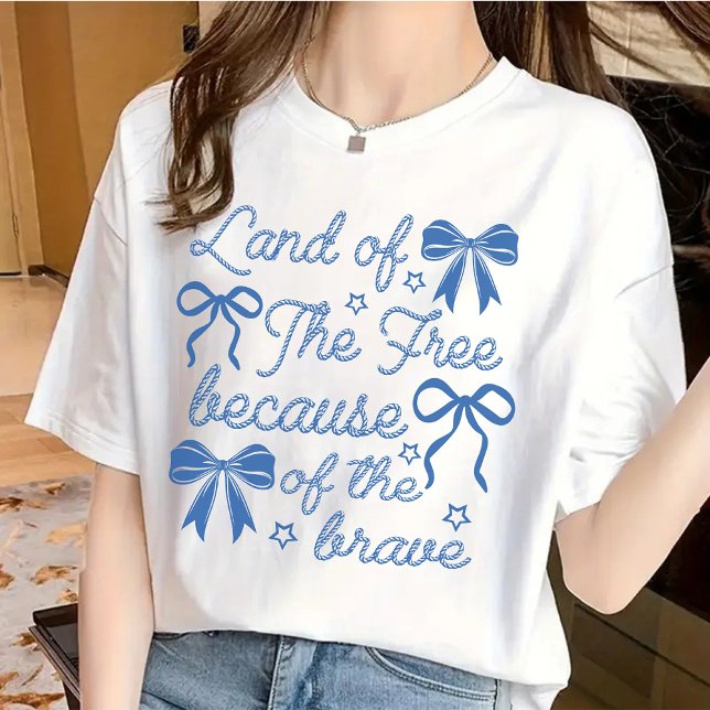 Land of Freedom for the Brave Shirt, 4th of July T-Shirt (land of freedom shirt, freedom for the brave shirt, retro usa shirt, 4th of july shirt, american)
