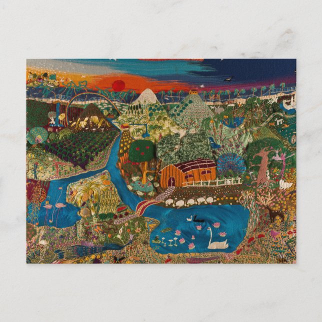 land of hope, embroidered by horacio postcard (Front)