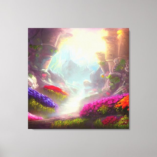 Land of Light and Toadstools Wall Art (Front)