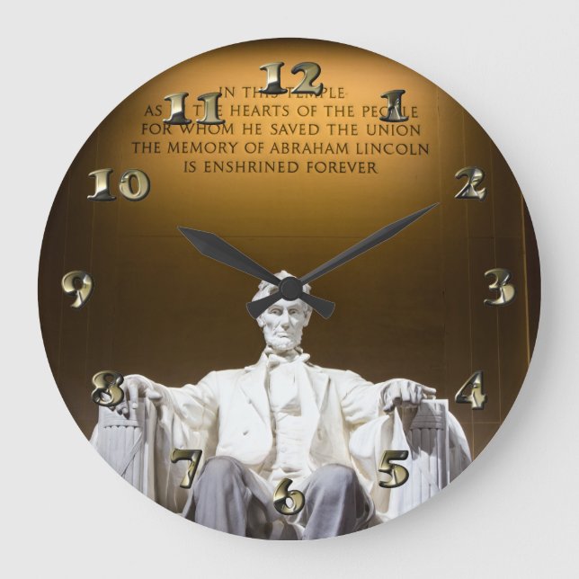 Land of Lincoln Large Clock (Front)