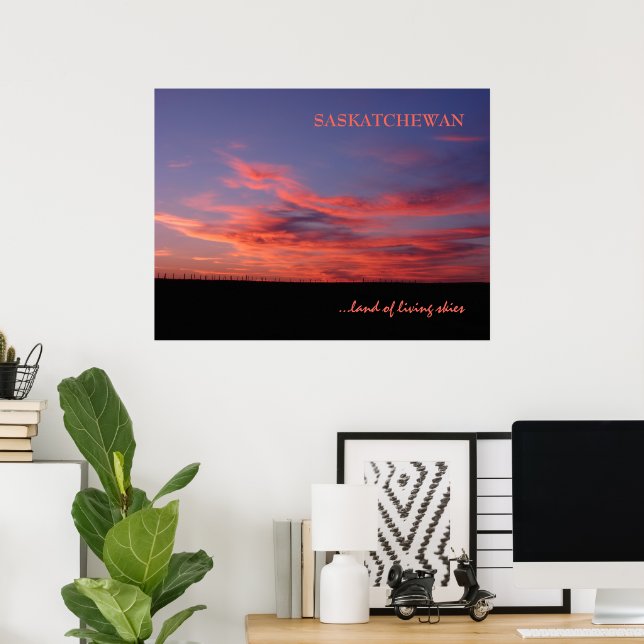 Land of Living Skies Photo Print (Home Office)