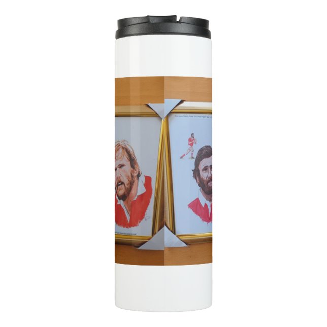 Land of Merlin, legends are born. Thermal Tumbler (Back)