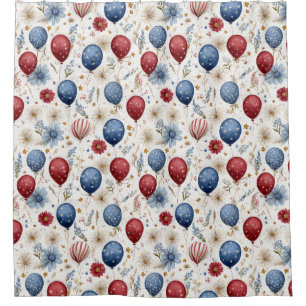Land of the Free, 250 Years of Freedom Shower Curtain