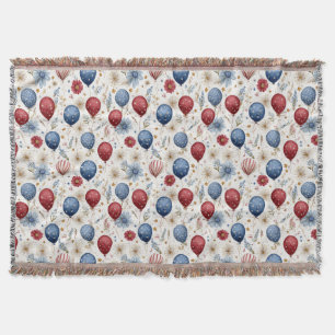 Land of the Free, 250 Years of Freedom Throw Blanket