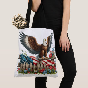 Land of the Free, 250 Years of Freedom Tote Bag