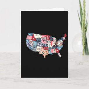 Land Of The Free Because Of The Brave 4th Of July Card