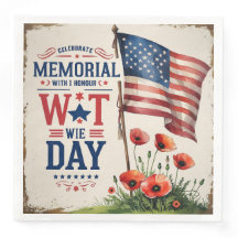 Land of the Free Because of the Brave Napkins