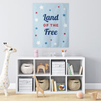 Land of the Free Blue 4th of July