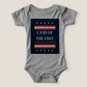 Land of the Free Home of the Brave 4th of July