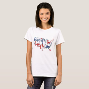 Land of the free home of the brave 4th of July T T-Shirt