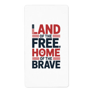 Land of the Free Home of the Brave USA Shirt