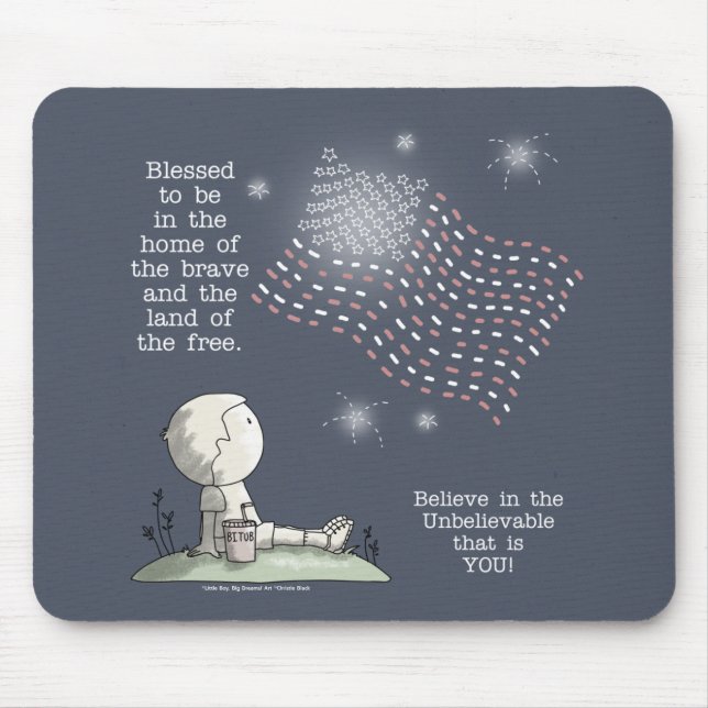 Land of the Free Mouse Pad (Front)