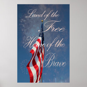Land of the free poster