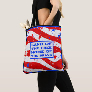 Land of the Free Tote Bag