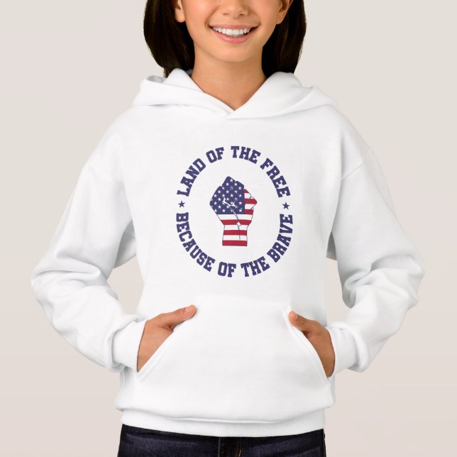 Land of the free USA Flag Patriotic (Front)