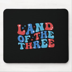 Land Of The Three 4th Of July Birthday Fourth Of J Mouse Pad