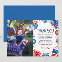Land of the Three 4th Of July Birthday Thank you