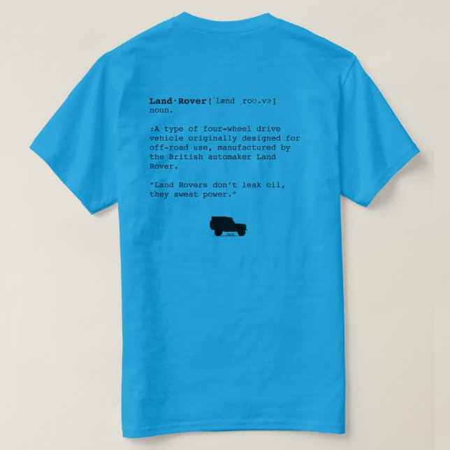 Land Rover Definition Tee (Design Back)