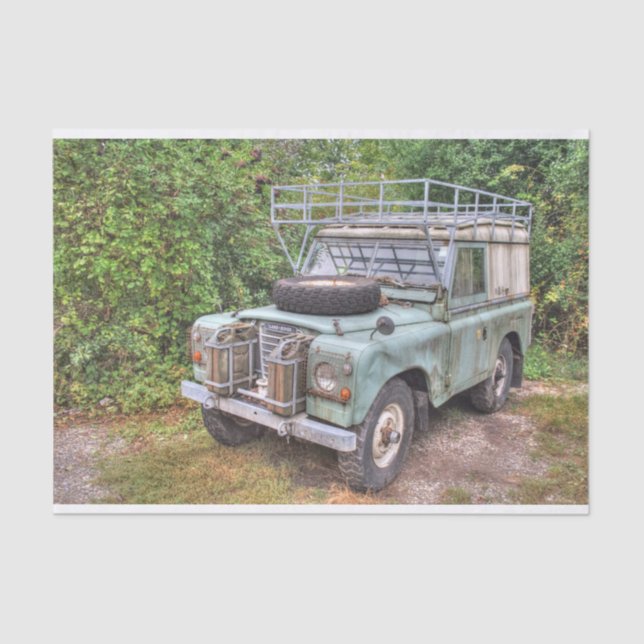 Land Rover Series III 109 Tissue Paper (Front)