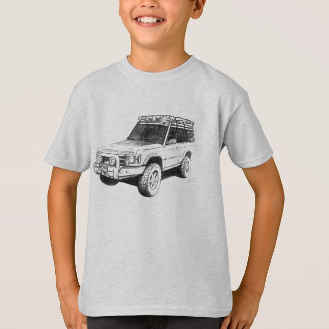 Land Rover Truck Art T-Shirt (Front)