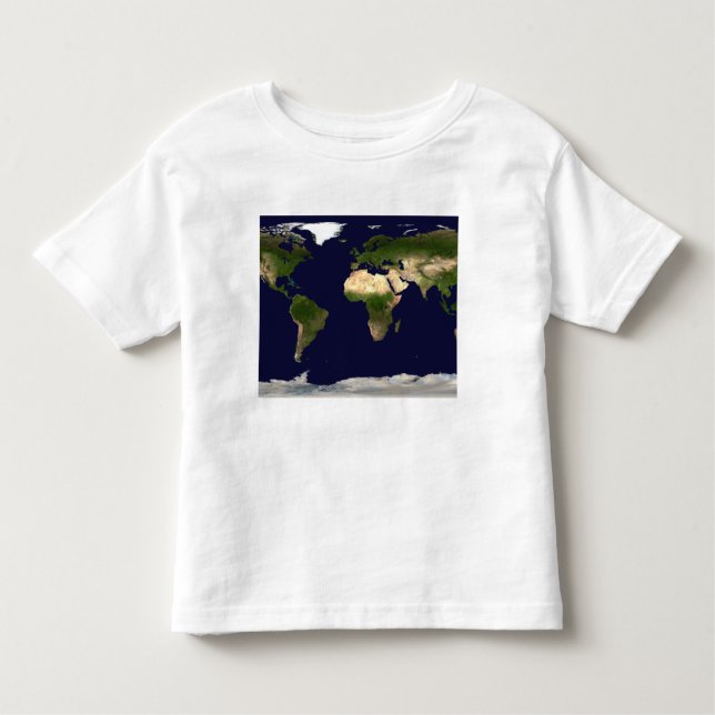 Land Surface, Shallow Water, and Shaded Topogra Toddler T-Shirt (Front)