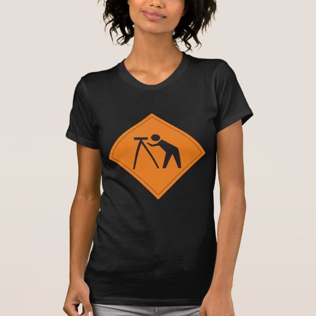 Land Surveyor at Work Women's T-Shirt (Front)