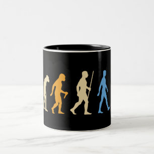 Land Surveyor Evolution Two-Tone Coffee Mug