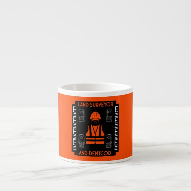 land surveyors espresso cup (Front)