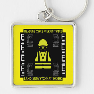 land surveyors key ring